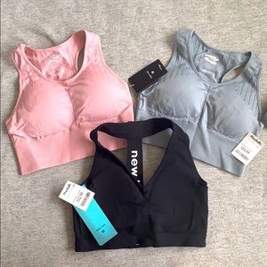 Sport bras (set of 3)